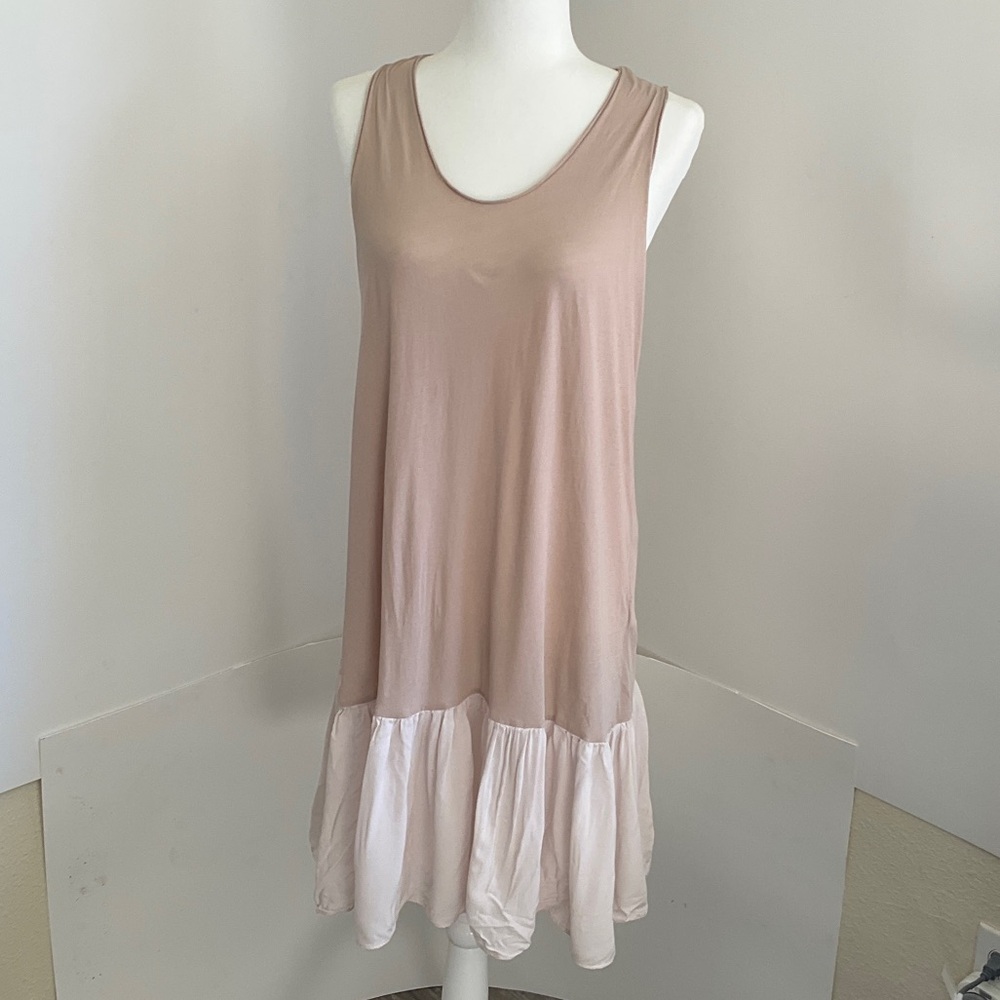 All Saints Cream and White Dress